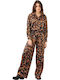 Damen Stoff Hose mit Gummizug