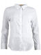 G Secret Women's Monochrome Long Sleeve Shirt White