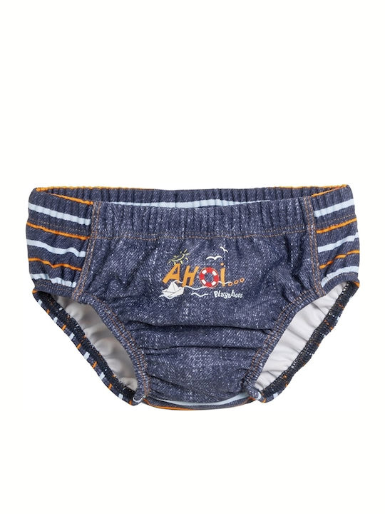 Playshoes Παιδικό Μαγιό Πάνα Navy Μπλε