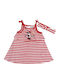 Minnie Children's Dress Sleeveless Set with Accessories Red