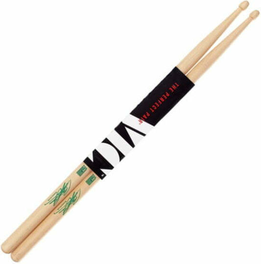 Vic Firth Hickory Μπαγκέτες Ντραμς Signature Benny Greb με Σχήμα Μύτης Oval
