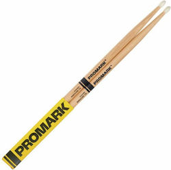 Pro Mark Hickory Drumsticks Drums 7A with Tip Shape Oval