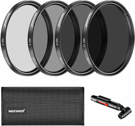 Neewer NDFilter Kit 58mm for Camera Lenses