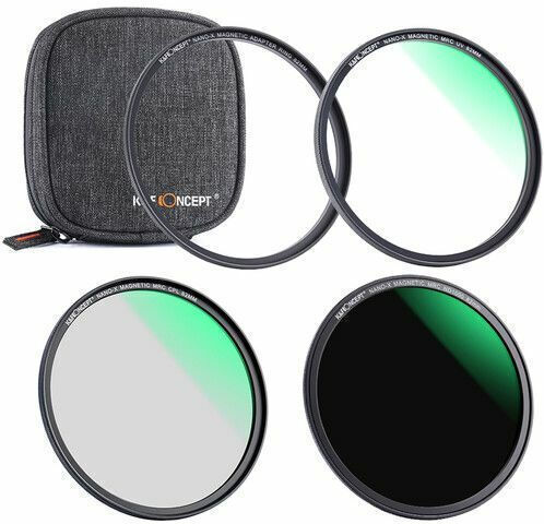 K&F Concept UV / CPLFilter Kit 52mm for Camera Lenses