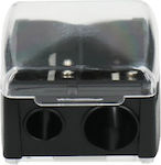 Double Pencil Sharpener Black