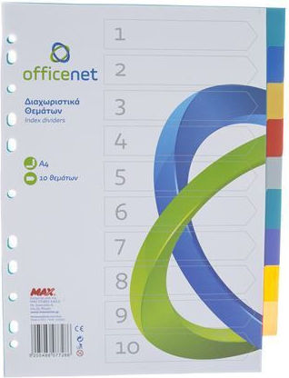 Officenet Papiertrenner für Dokumente A4 mit Löchern 10Stück