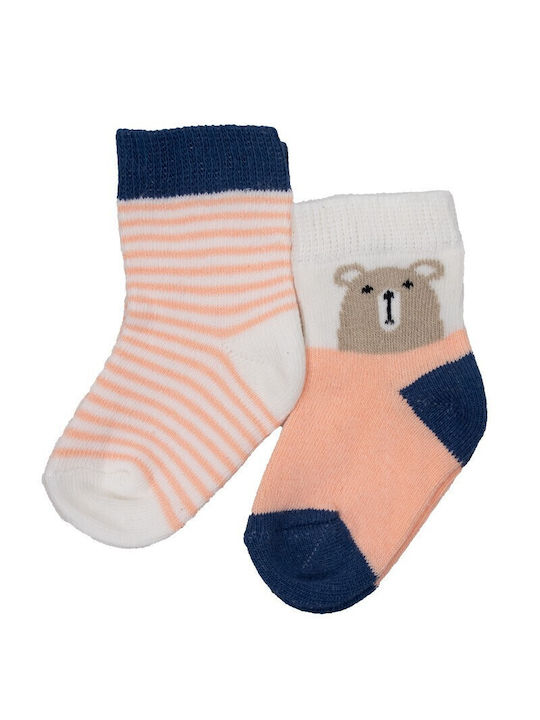 Biorganic Boys 2 Pack Ankle Socks Ecru