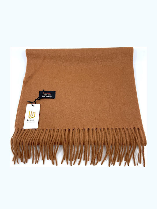 Legend Accessories Men's Wool Scarf Burgundy