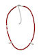 Kostibas Fashion Halskette Rot