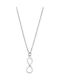 Tasoulis Jewellery Collection Κολιέ Άπειρο από Ασήμι