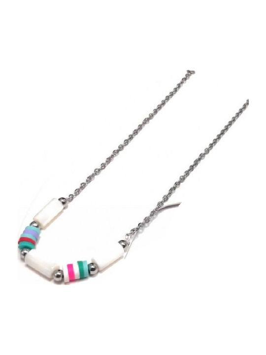 Karma Gifts Fußarmband aus Edelstahl Mehrfarbig
