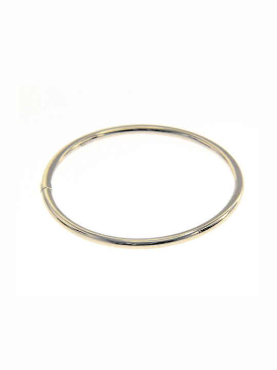 Mentzos Bracelet Handcuffs made of White Gold 14K