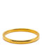 Piercing.gr Damen Ring Ehering aus Stahl Vergoldet