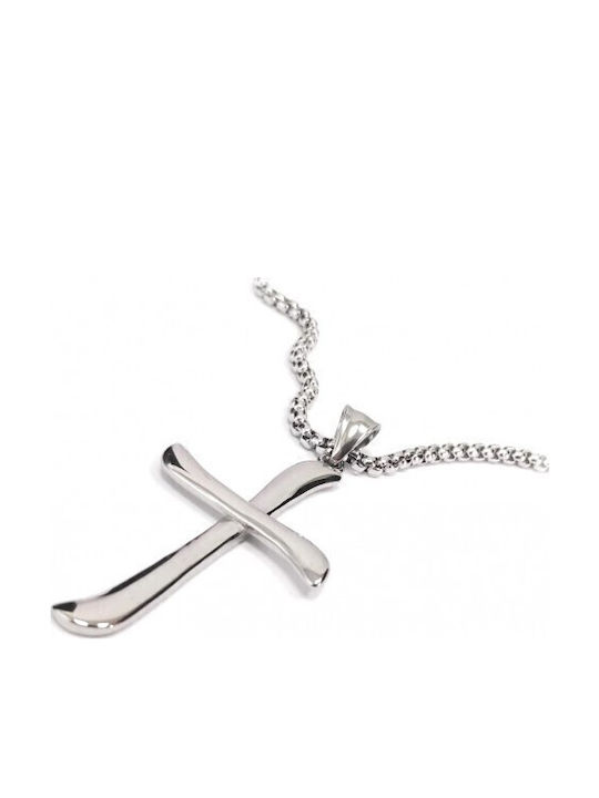 Karma Gifts Men's Cross from Steel with Chain