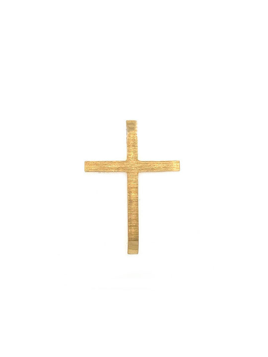 Xryseio Women's Gold Cross 14K Double Sided