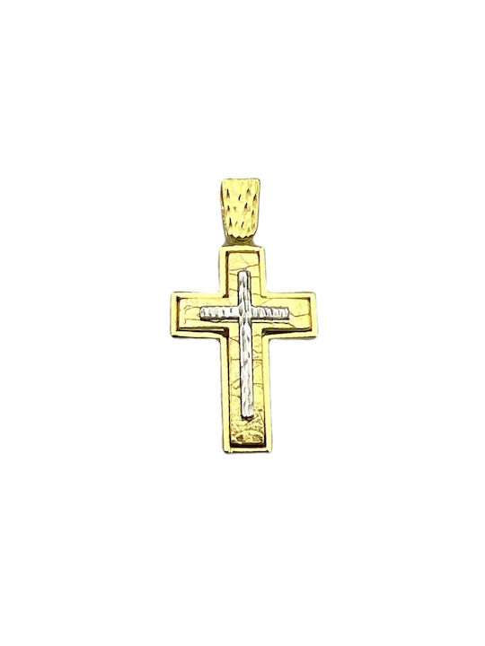 Xryseio Men's Gold Cross 14K