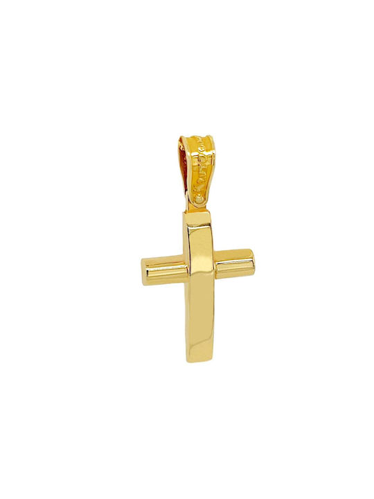 Xryseio Men's Gold Cross 14K