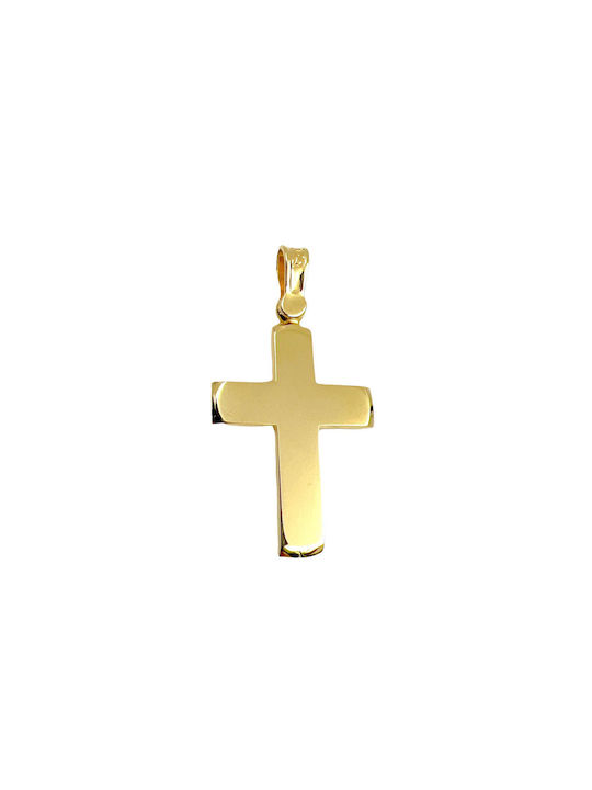 Xryseio Men's Gold Cross 14K