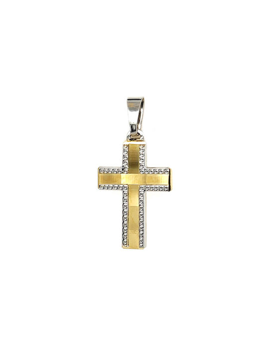 Xryseio Damen Gold Kreuz 14K