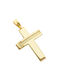 Mentzos Men's Gold Cross 14K