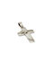 Mentzos White Gold Cross 14K