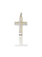 Mentzos White Gold Cross 14K