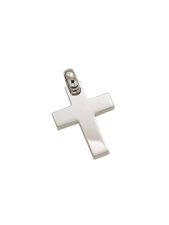 Dimiourgiko Vildiridis Men's White Gold Cross 18K