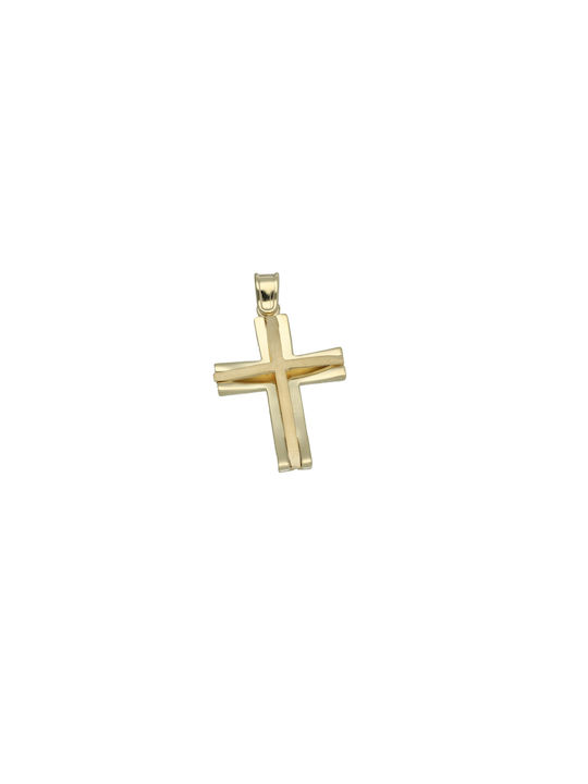 Dimiourgiko Vildiridis Herren Gold Kreuz 14K