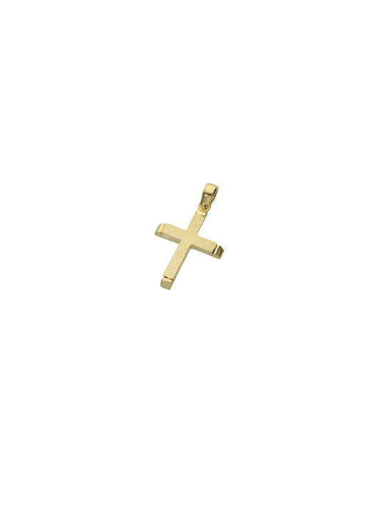 Dimiourgiko Vildiridis Herren Gold Kreuz 14K