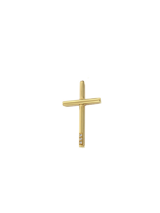 Dimiourgiko Vildiridis Women's Gold Cross 18K