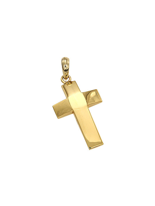 Dimiourgiko Vildiridis Herren Gold Kreuz 18K