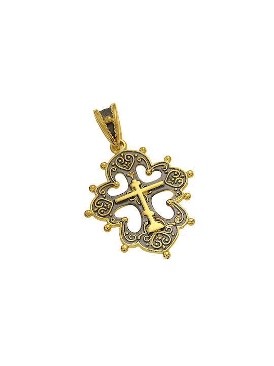 Dimiourgiko Vildiridis Byzantine Cross from Silver