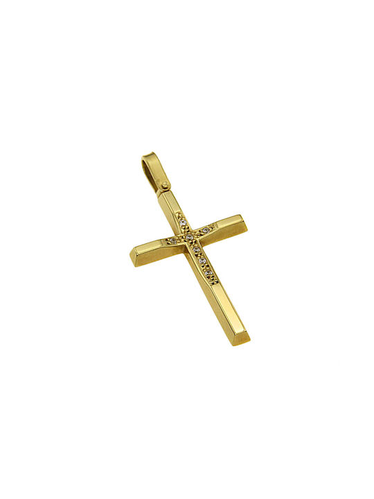 Dimiourgiko Vildiridis Women's Gold Cross 14K