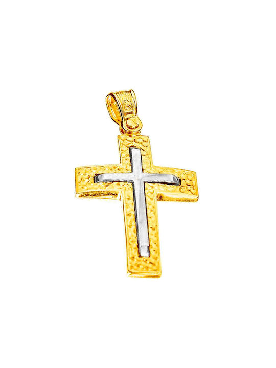 Gatsa Herren Gold Kreuz 14K