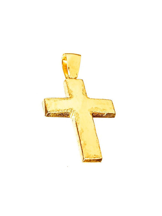 Gatsa Herren Gold Kreuz 14K