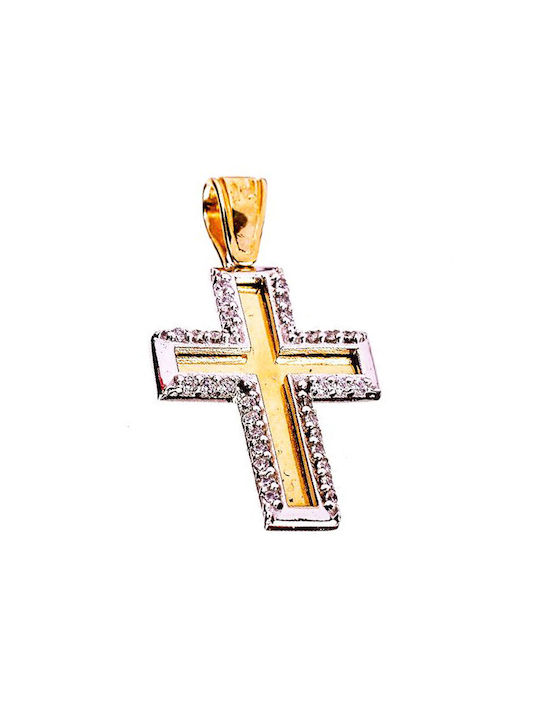 Gatsa Women's Gold Cross 14K