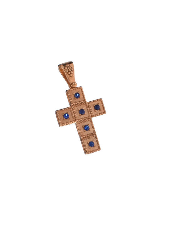 Gatsa Gold Byzantinisch Kreuz 14K