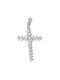 Gatsa Women's White Gold Cross 14K