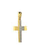 Gatsa Herren Gold Kreuz 14K