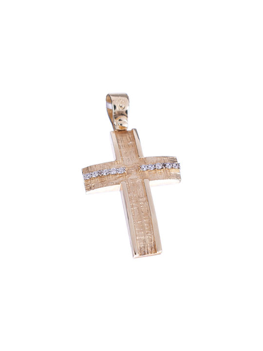 Gatsa Damen Gold Kreuz 14K