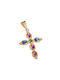 Gatsa Cross from Gold Plated Silver