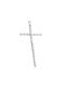 Gatsa Women's White Gold Cross 14K