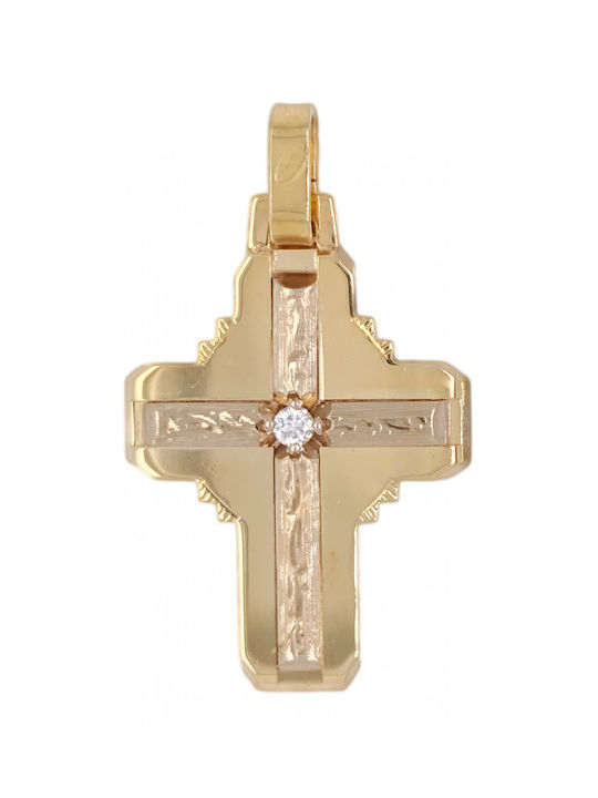 Mertzios.gr Gold Cross 14K