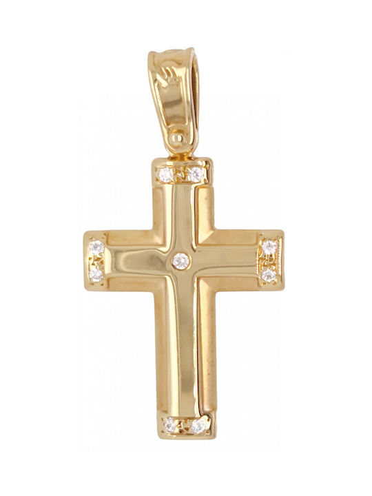 Mertzios.gr Gold Cross 14K