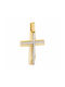 Papoulidis Jewellery Damen Gold Kreuz 14K