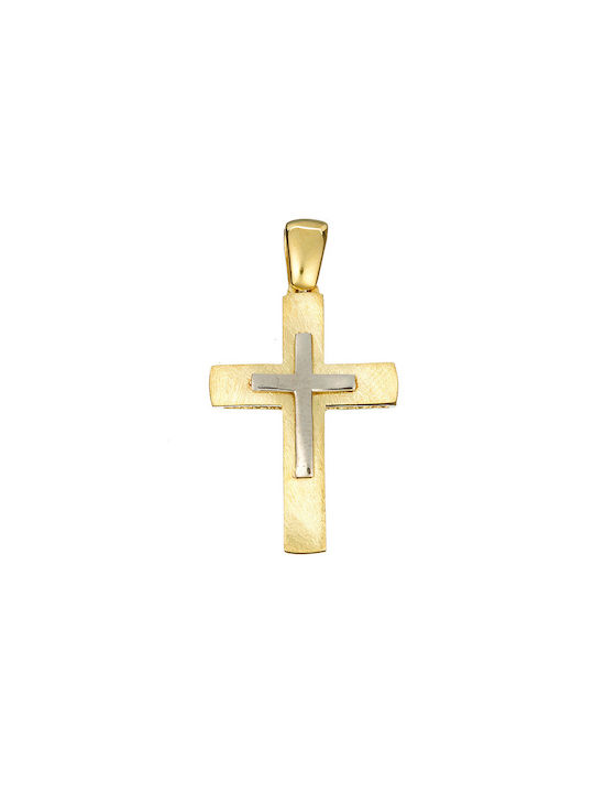 Papoulidis Jewellery Χρυσός Σταυρός 14K