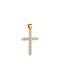 Papoulidis Jewellery Damen Gold Kreuz 14K