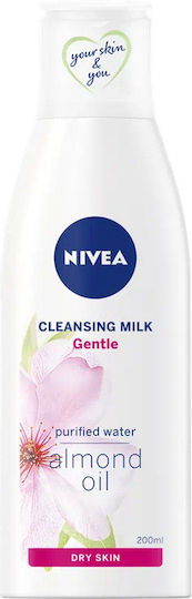 Nivea Caring Almond Γαλάκτωμα Καθαρισμού Προσώπου 200ml