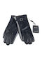 Men's Leather Touch Gloves Black