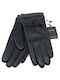 Legend Accessories Men's Leather Touch Gloves Black